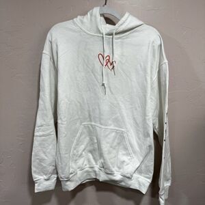 Love Never Fails Heart Hoodie